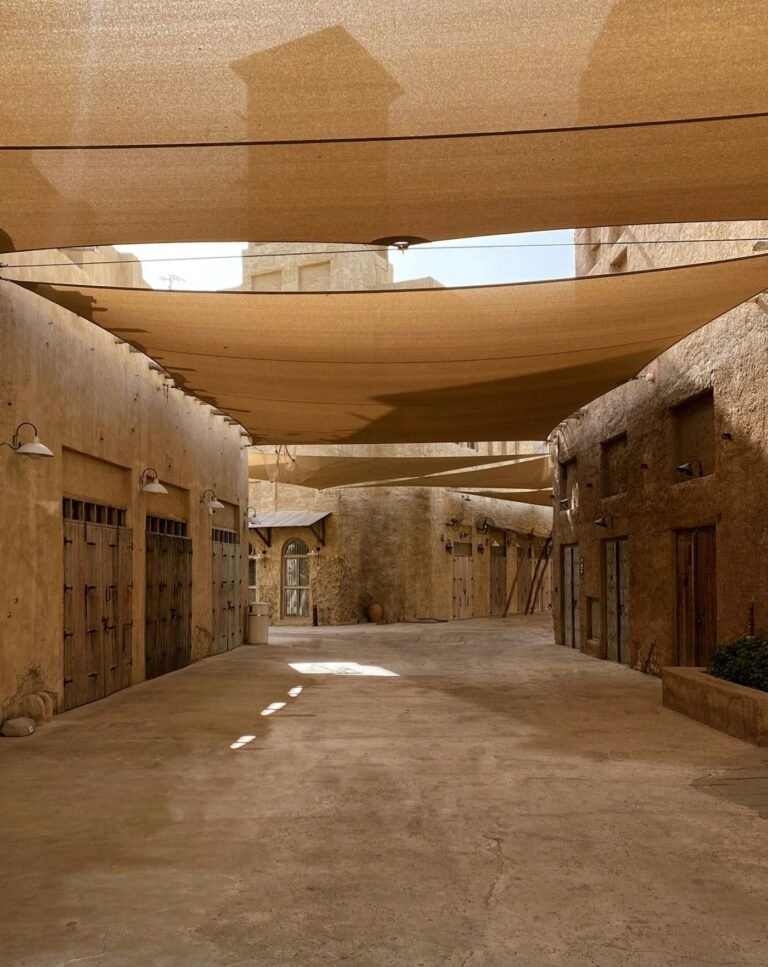 Traditional heritage lane in Al Seef along Dubai Creek
