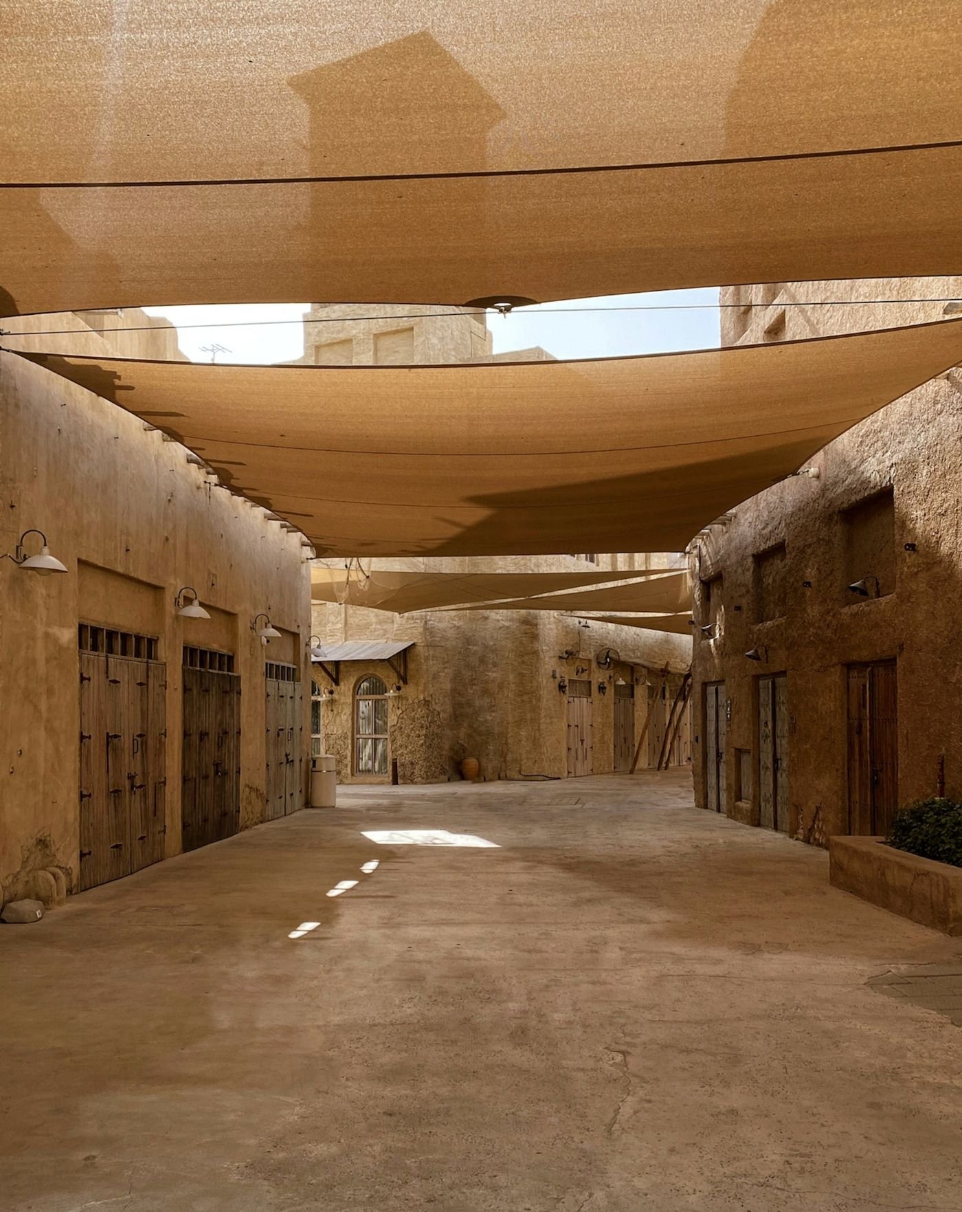 Traditional heritage lane in Al Seef along Dubai Creek